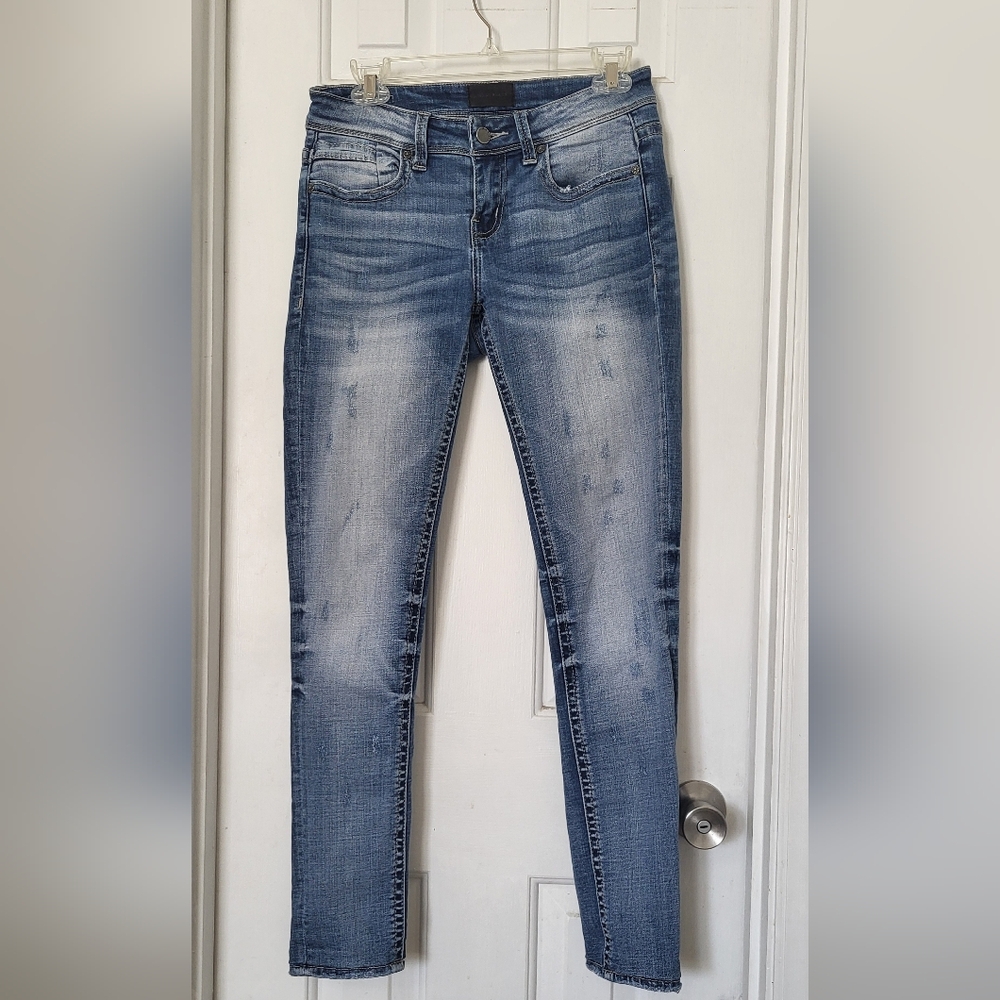 Buckle Black Skinny Jeans